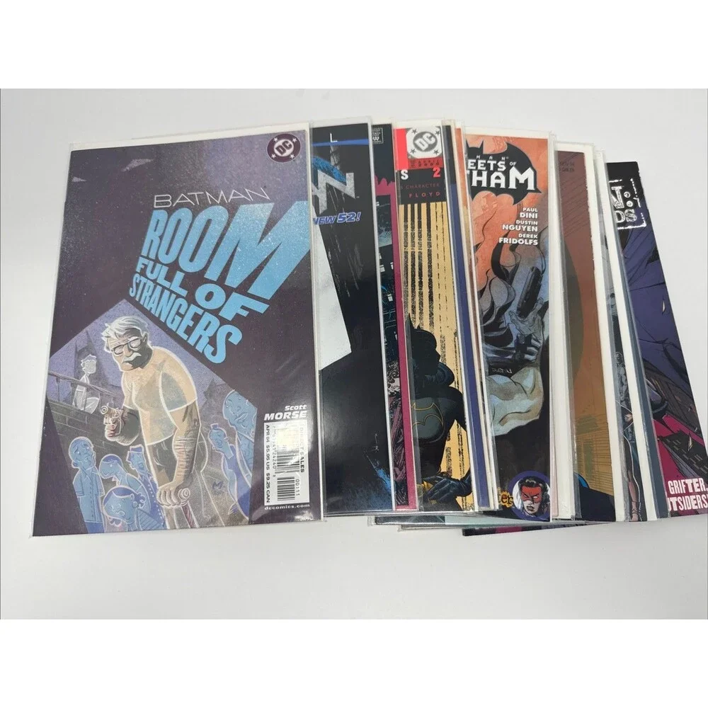 Batman DC Comics LOT of 14 Various Years Series Gotham Nights New 52 Streets